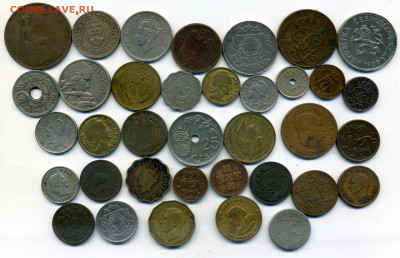 Иностранные монеты (1920 -1950гг) по фиксу - 1старм - 0002