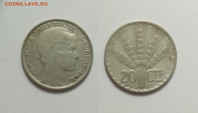 Уругвай 20 сентесимо 1942 года - 14.04 22:00 мск - IMG_20210226_173530
