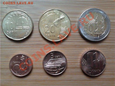 Азербайджан, набор из 6 монет, до 21.10.11г. 22:00мск - Азербайджан