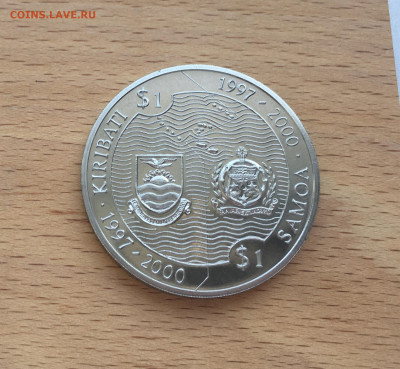 Крона Шайба Кирибати 1$ доллар Самоа 1997 Солнечная система - IMG_3972.JPG