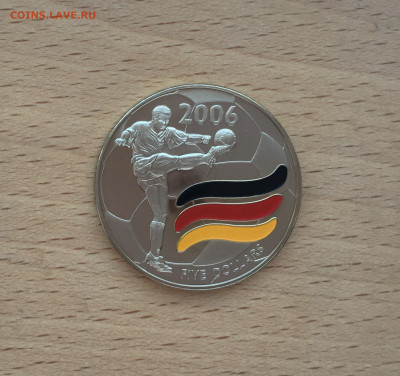 Либерия 5$ долларов 2006 Чемпионат мира по футболу Германия - IMG_4572.JPG