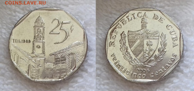 КУБА 25 сентаво 2006 до 20 апреля 22-00 мск - КУБА 25 конв. сентаво 2006 20180731_124727