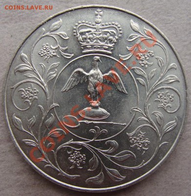- Великобритания крона 25 лет правл 1977 - до 19.10.11 22МСК - Coin1258(2)