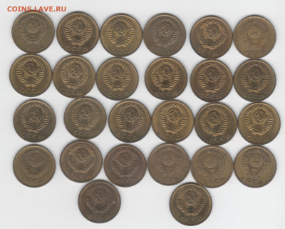 3коп.26 шт. 1961-78гг - Рисунок (74)