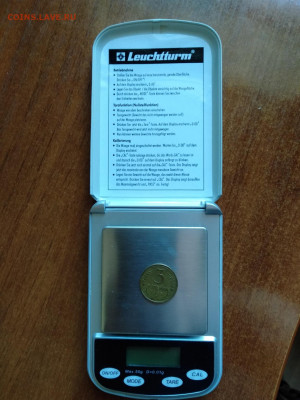 Весы электронные  Leuchtturm  50g  до 17.04.2021 - IMG20210415115702