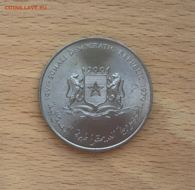 Крона Шайба Сомали 5 шиллингов 1970 ФАО Корова коза овца - IMG_4299.JPG