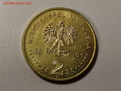 Польша 2 злотых 2001г -Седлецкий, до 23.04 - Я Польша Седлецкий-2