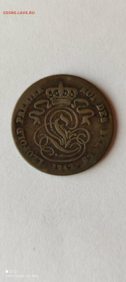 Бельгия 2 сантима, 1842 - i (16)