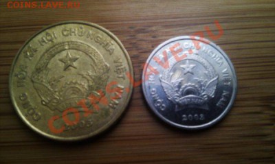 Монеты разных стран и номиналов (пополняемая). - 68 вьетнам.