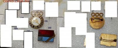 Знаки СССР - 12 штук, тяжёлые, горячая эмаль по фиксу - Солянка 1