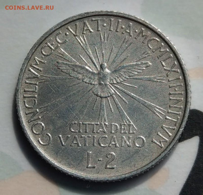 Ватикан 2 лиры 1962 Вселенский собор до 22-00 20.04 - IMAG1107_2