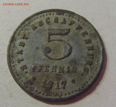 Нотгельд 5 пф 1917 Ашаффенбург №1 23.04.2021 22:00 МСК - CIMG0239.JPG