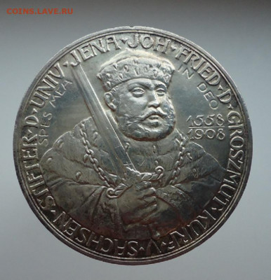 Германия Саксен-Веймар 5 марок 1908 год  21.04.21  22-00 МСК - 1.JPG