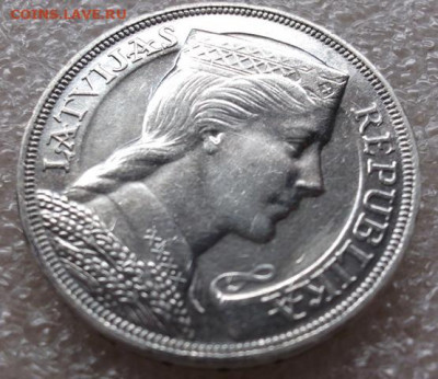 Латвия 5 лати 1931 год. - 002.JPG