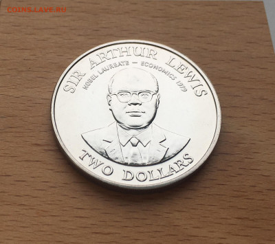 Крона Шайба Восточные Карибы 2$ доллара 1993 - IMG_4716.JPG