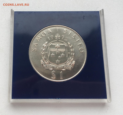 Крона Шайба Самоа 1 Тала 1972 250 лет открытию Самоа Корабль - IMG_4795.JPG