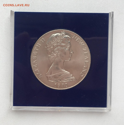 Новая Зеландия 1 доллар 1970 Острова Кука Корабль Парусник - IMG_4779.JPG