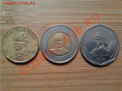 Монеты разных стран и номиналов (пополняемая). - Доминикана.