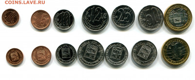 Венесуэла 1, 5, 10, 12,5, 25, 50 центимо,1 боливар до 26.04 - img691