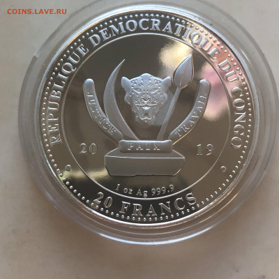 Конго 20 франков 2019 Жираф, до 26.04. - M06JtC4OrcQ