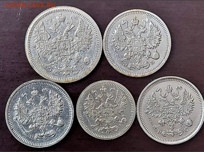 фикс лот биллона 5 копеек 1905 г 10 копеек 1912,1915,1916г - 2021-04-21_10-41-11