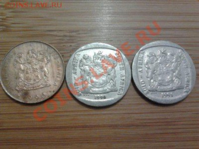 Монеты разных стран и номиналов (пополняемая). - 71 юар.