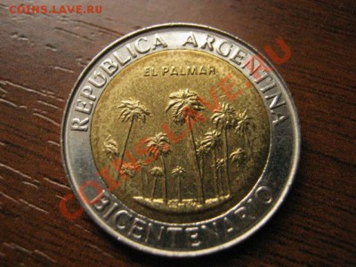 Биметалл Аргентина 1 песо 2010 El Palmar до 18.10 в 21.00 М - Изображение 025