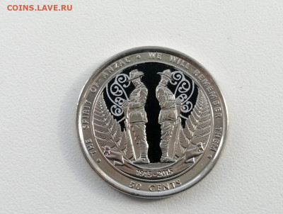 Новая Зеландия 50 центов, 2015 Дух АНЗАК - 2