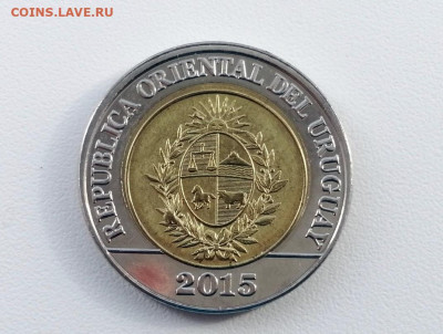 Уругвай 10 песо, 2015 Положение о земле 1815 года - 1