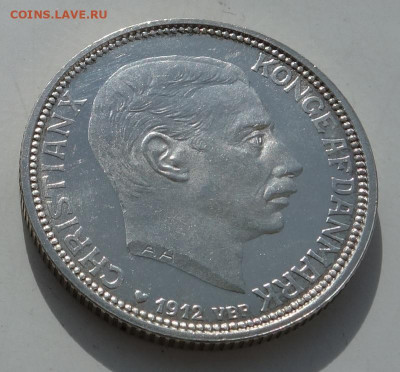2 кроны 1912 Дания, до 26.04 в 22:00 - дан1912-4