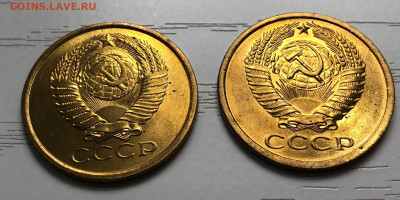 5 копеек 1977, 1978 UNC (не набор, мешковые) до 28.04 - 5 копеек 1977_1978_аверс 3