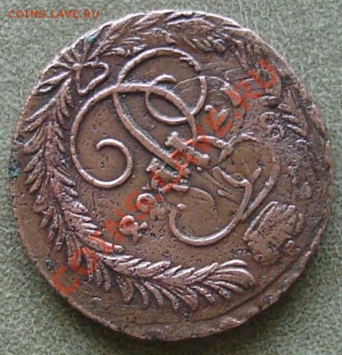 Перечекан №3, 2 копейки 1763г ММ - 03.JPG