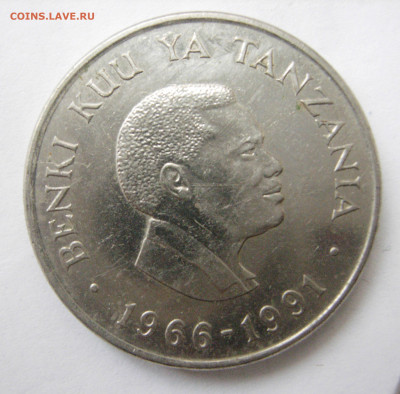 Танзания 25 шиллингов, Цетробанк 1991 до 28.03 - t25-22