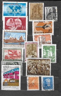 Марки Европы. ФИКС. Венгия В10 - 15 марок Венгрия в10