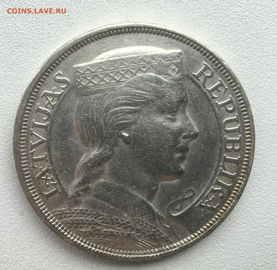 5 лат 1929, 1931,1932 Латвия. Серебро до 30.04.21 22:00 - 222 (1)
