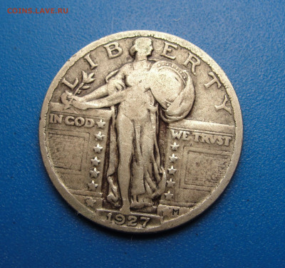 25 центов 1927 США до 01.05.2021 г. в 22.00 по МСК - DSC03868.JPG