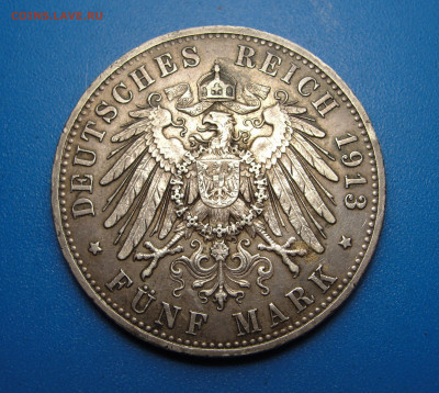 5 марок 1913 Германия, Мундир до 01.05.2021 г. в 22.00 - DSC03856.JPG