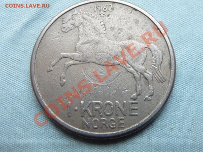 НОРВЕГИЯ 1 крона 1962г. ЛОШАДКА до 22.10.11 в 22-00 - MEMO0024.JPG