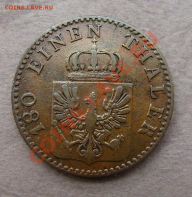- Германия- Пруссия 2 Пф. 1866 А -до 20.10.11 в 22.00 М - Coin1194(2)