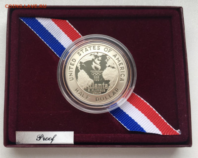 2 доллара 1995 50 центов S Олимпийские Игры Бейсбол - IMG_5118.JPG
