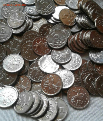 5 коп 2008 м   400 штук  Гальваника  до 30.04.21 - 7703383-1
