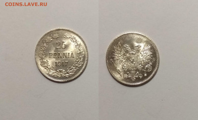 Финляндия 25 пенни 1917 года № 3 - 4.05 22:00 мск - IMG_20210327_115833