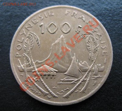 Полинезия (франц), 100 фр, до 18.10 в 21-00 мск - пол 100