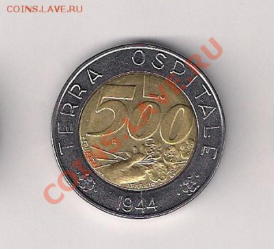 Сан Марино 1991 БИМЕТАЛЛ до 22.10.11 - ан 91-1