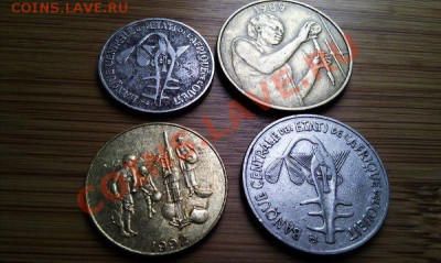Монеты разных стран и номиналов (пополняемая). - 76 зап. афр.