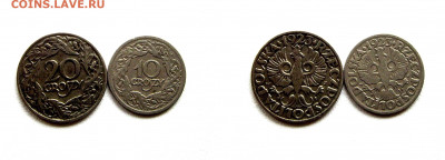 10 и 20 грошей 1923г. Польша  до 11.05.2021г. 22.00 - (27) Польша.JPG