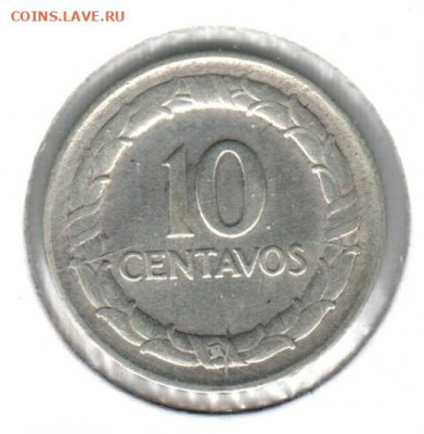 Колумбийцы в серебре - 10 сентавос 1946
