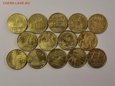 Польша 2 злотых 2011г (к-кт 14шт), до 08.05 - Польша 11г 14шт-1