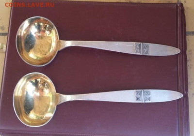 Ложки серебро 108 гр . 916 проба . Короткий аук. - IMG-20210506-WA0003~2