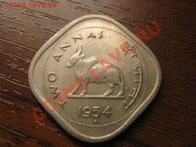 Индия 2 анна 1954 ромб с горбатым до 18.10 в 21.00 М - Изображение 003